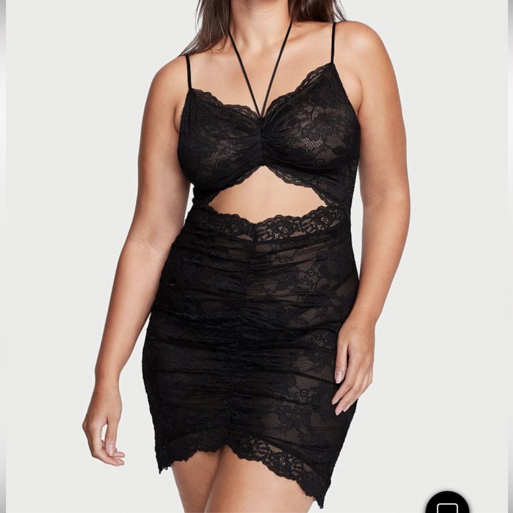 Vs Ruched Lace Slip